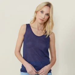 Maison Montagut Debardeur Col Rond Effet Irrise - Ness><noscript><img width=