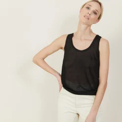 Maison Montagut Debardeur Col Rond Effet Irrise - Ness><noscript><img width=