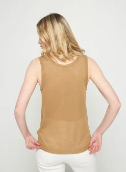 Maison Montagut Debardeur Col Rond Effet Irrise - Stella><noscript><img width=