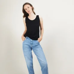 Maison Montagut Debardeur Col Rond En Laine - Biella><noscript><img width=