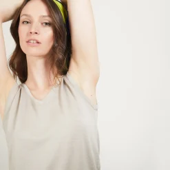 Maison Montagut Debardeur Col V En Laine - Blanchette><noscript><img width=