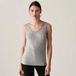 Maison Montagut Debardeur En Bambou Cachemire Maille Fine - Aetim><noscript><img width=