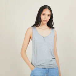 Maison Montagut Debardeur En Bambou Cachemire - Bonnie><noscript><img width=