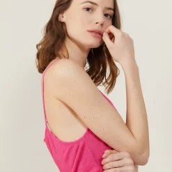 Maison Montagut Debardeur En Lin Flamme - Mijas><noscript><img width=