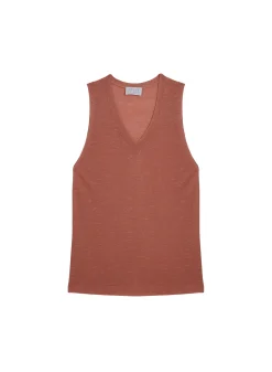 Maison Montagut Debardeur En Lin Flamme - Tahiti><noscript><img width=