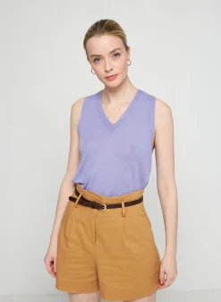 Maison Montagut Debardeur En Lin Flamme - Tahiti><noscript><img width=