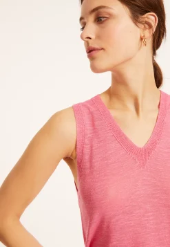 Maison Montagut Debardeur En Lin Flamme - Tahiti><noscript><img width=