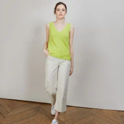 Maison Montagut Debardeur En Lin Flamme - Boreal><noscript><img width=