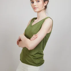 Maison Montagut Debardeur En Lin Flamme - Boreal><noscript><img width=