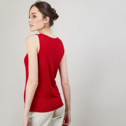 Maison Montagut Debardeur En Lin Flamme - Boreal><noscript><img width=