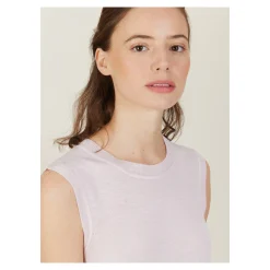 Maison Montagut Debardeur Large Bretelle En Lin Flamme - Billie><noscript><img width=