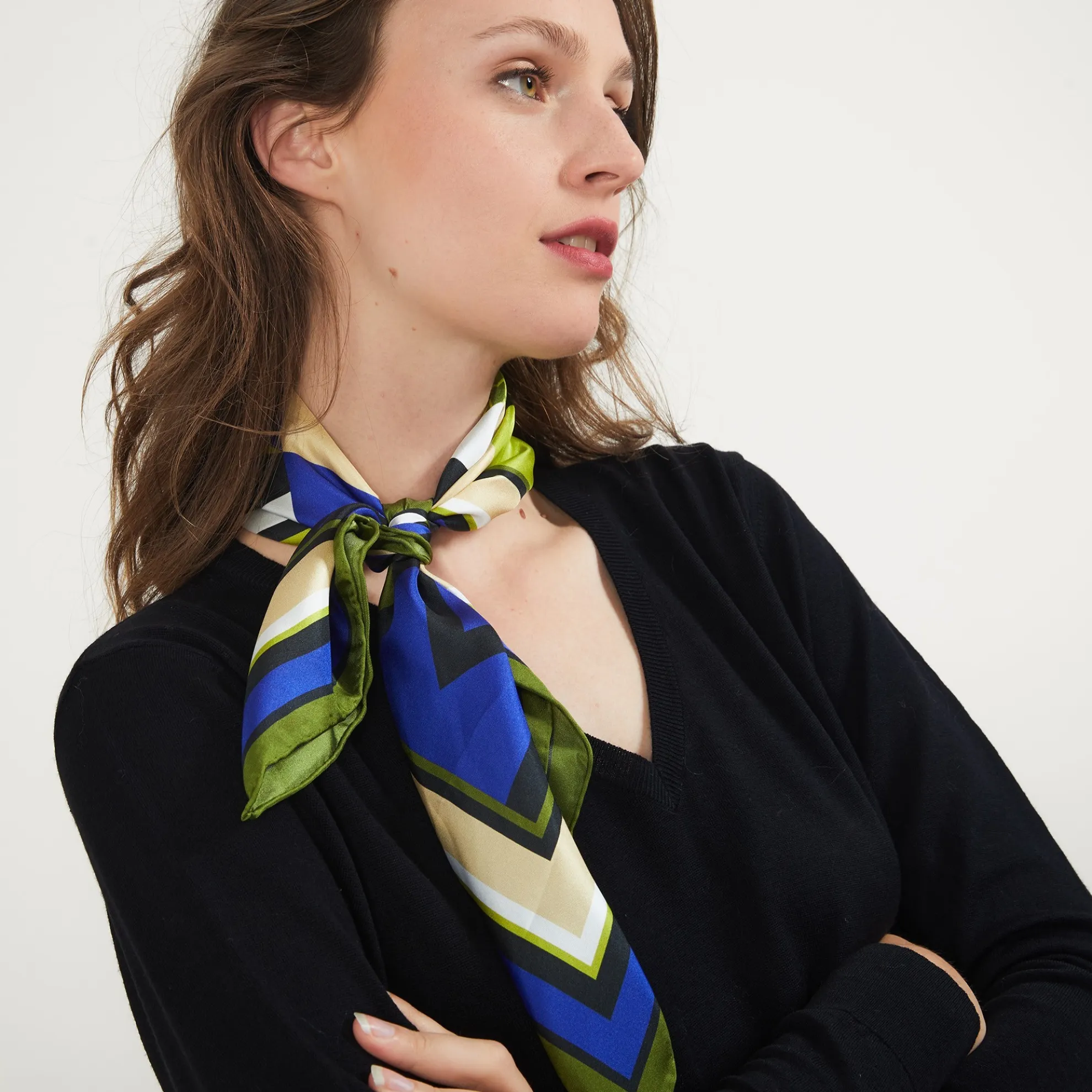 Maison Montagut Foulard En Soie - Levine>Femme Accessoires
