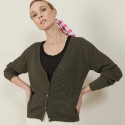 Maison Montagut Gilet A Poches En Lin Flamme - Beaute><noscript><img width=