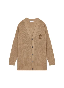 Maison Montagut Gilet Ample Boutone Avec Logo En Laine Merinos - Frederic>Homme Vestes Et Gilets