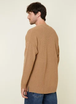 Maison Montagut Gilet Ample Boutone Avec Logo En Laine Merinos - Frederic><noscript><img width=