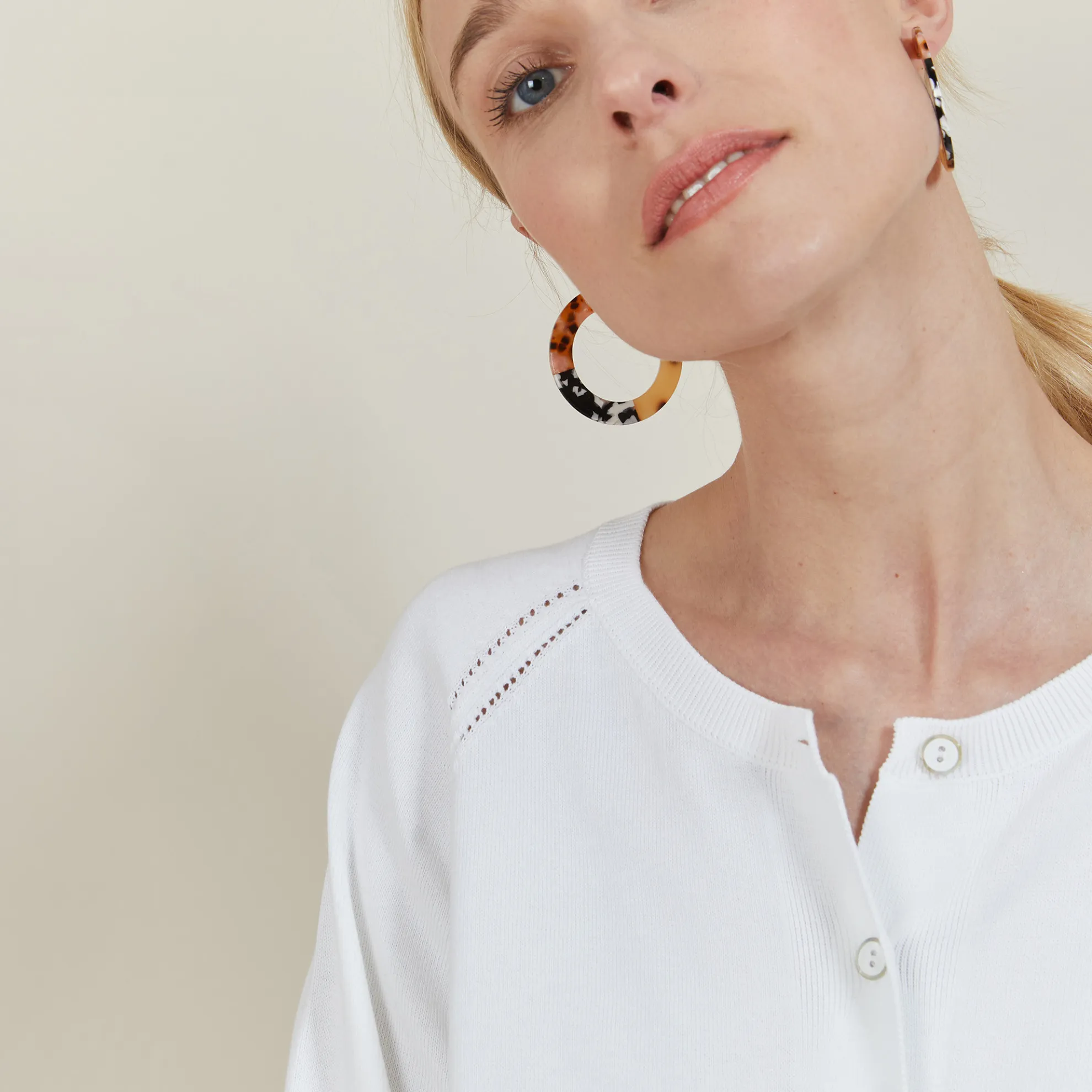 Maison Montagut Gilet Avec Cordon En Coton - Aniss>Femme Vestes Et Gilets