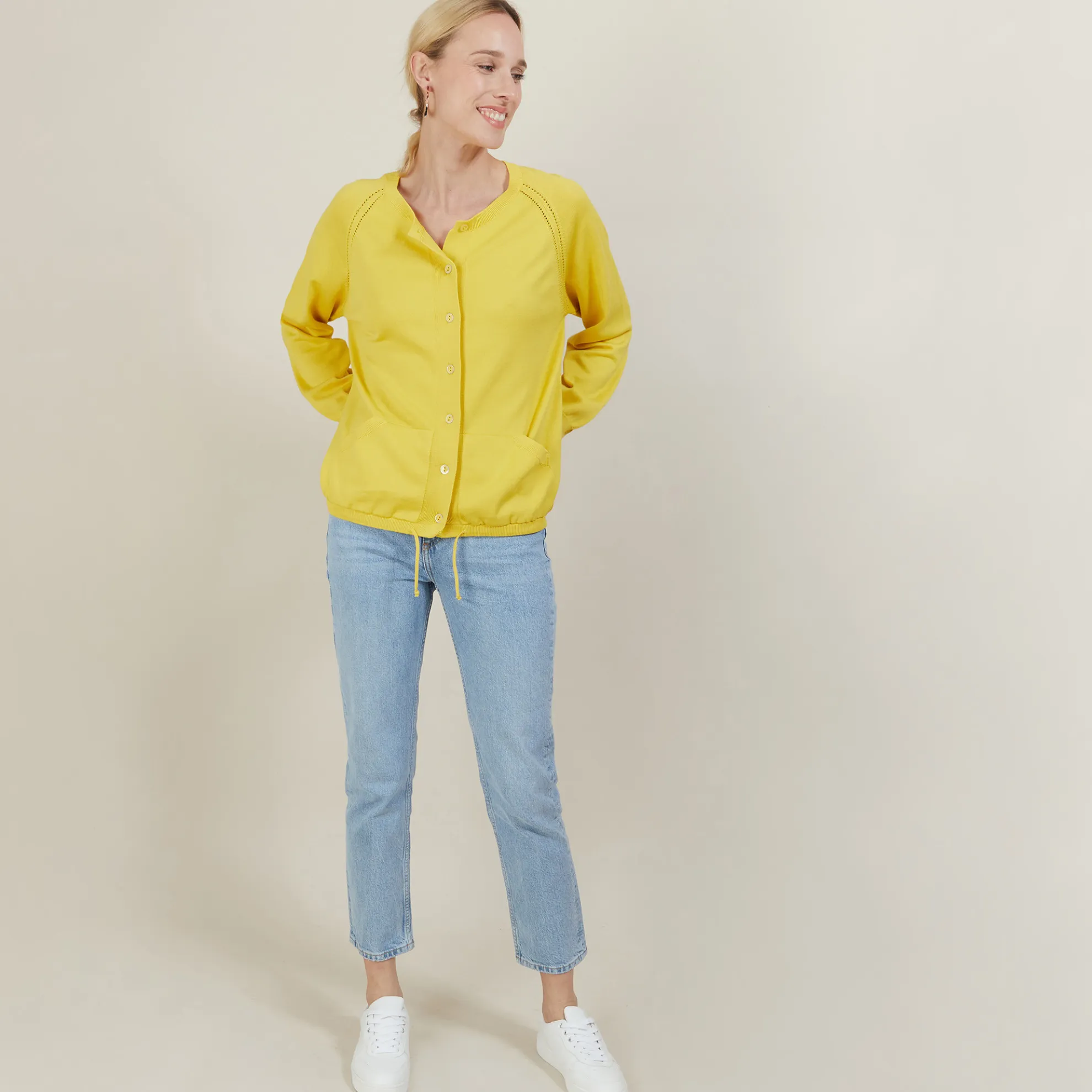 Maison Montagut Gilet Avec Cordon En Coton - Aniss>Femme Vestes Et Gilets