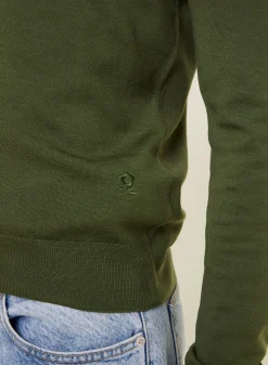 Maison Montagut Gilet Boutonne Avec Logo En Laine Merinos - Etienne><noscript><img width=