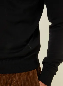 Maison Montagut Gilet Boutonne Avec Logo En Laine Merinos - Etienne><noscript><img width=