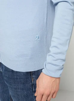 Maison Montagut Gilet Boutonne Avec Logo En Laine Merinos - Etienne><noscript><img width=