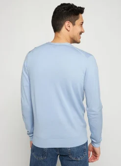 Maison Montagut Gilet Boutonne Avec Logo En Laine Merinos - Etienne><noscript><img width=