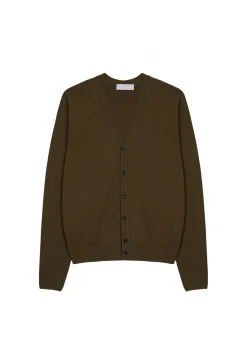 Maison Montagut Gilet Boutonne Avec Logo En Laine Merinos - Etienne><noscript><img width=