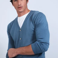 Maison Montagut Gilet Boutonne En Laine Merinos - Brad><noscript><img width=