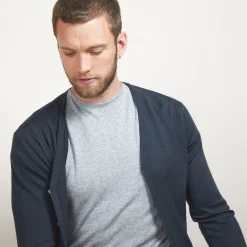 Maison Montagut Gilet Boutonne En Laine Merinos - Brad><noscript><img width=