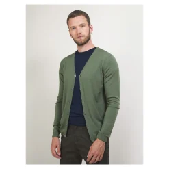 Maison Montagut Gilet Boutonne En Laine Merinos - Brad><noscript><img width=