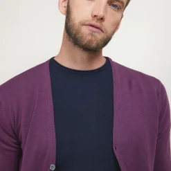 Maison Montagut Gilet Boutonne En Laine Merinos - Brad><noscript><img width=