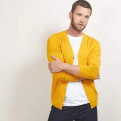 Maison Montagut Gilet Boutonne En Laine Merinos - Brad><noscript><img width=