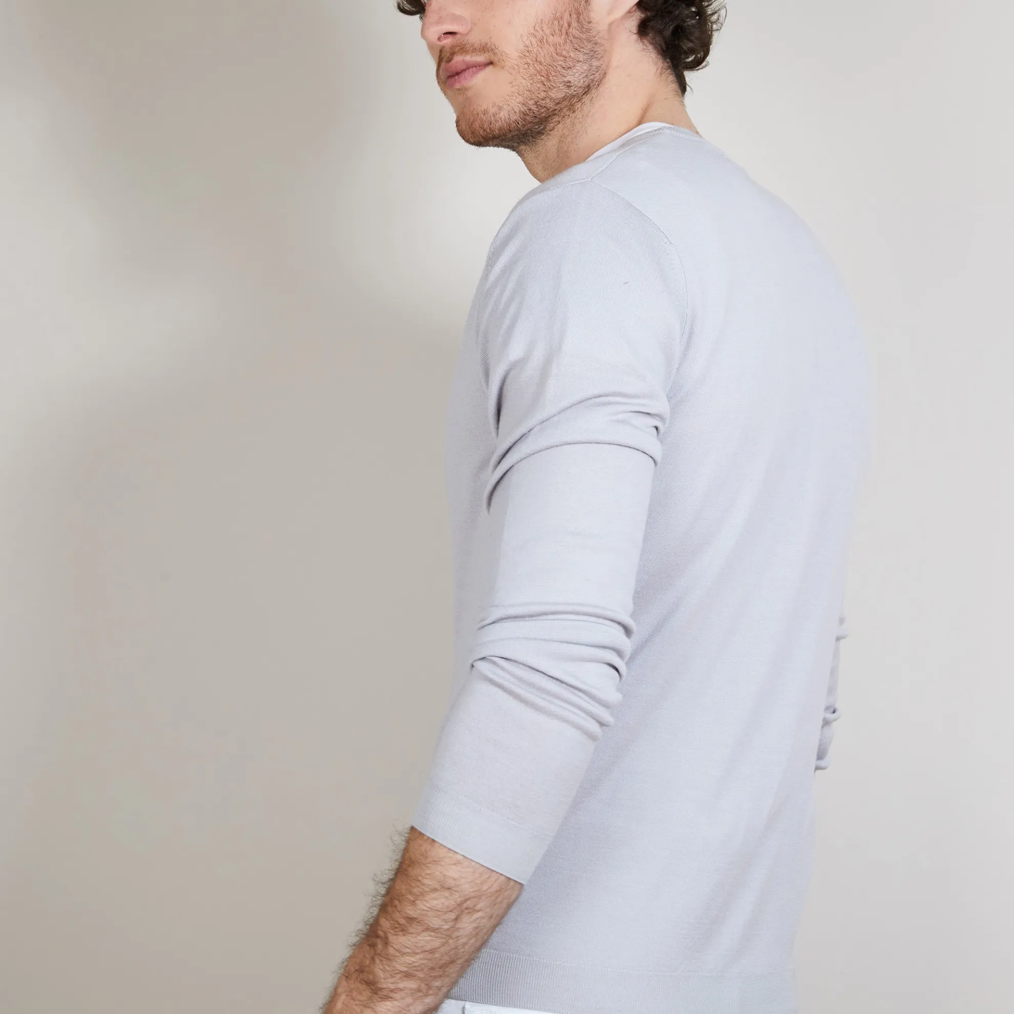 Maison Montagut Gilet Boutonne En Laine Merinos - Brad>Homme Vestes Et Gilets