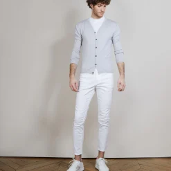 Maison Montagut Gilet Boutonne En Laine Merinos - Brad><noscript><img width=