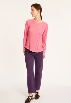 Maison Montagut Gilet Boutonne En Lin Flamme - Mado><noscript><img width=