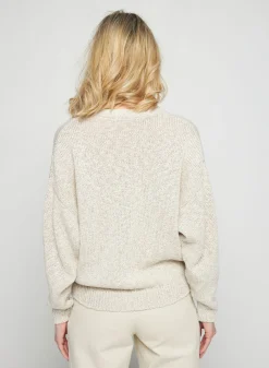 Maison Montagut Gilet Col V En Coton Et Lin - Thais><noscript><img width=