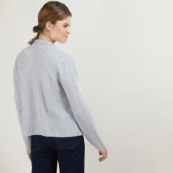 Maison Montagut Gilet Court En Cachemire Avec Poches - Basma><noscript><img width=