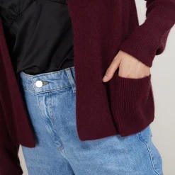 Maison Montagut Gilet Court En Cachemire Avec Poches - Basma><noscript><img width=