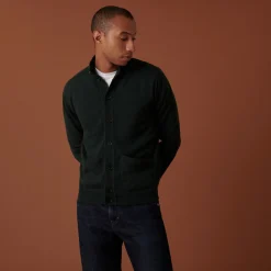 Maison Montagut Gilet En Cachemire Boutonne A Poches - Erwan><noscript><img width=