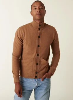 Maison Montagut Gilet En Cachemire Boutonne A Poches - Erwan><noscript><img width=