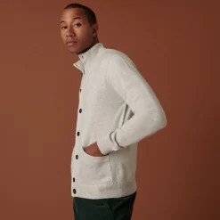 Maison Montagut Gilet En Cachemire Boutonne A Poches - Erwan><noscript><img width=