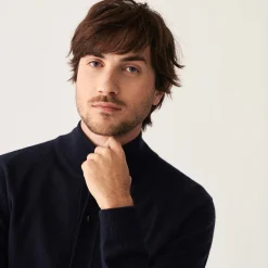 Maison Montagut Gilet En Cachemire Boutonne A Poches - Erwan><noscript><img width=