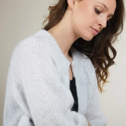 Maison Montagut Gilet En Mohair Avec Poches - Gillie><noscript><img width=