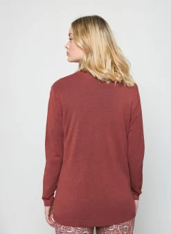 Maison Montagut Gilet Long Avec Poches En Lin Flamme - Tabata><noscript><img width=