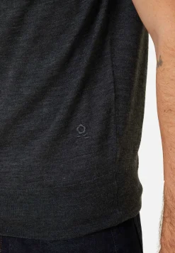 Maison Montagut Gilet Sans Manches Avec Logo En Laine Merinos - Ernardo><noscript><img width=