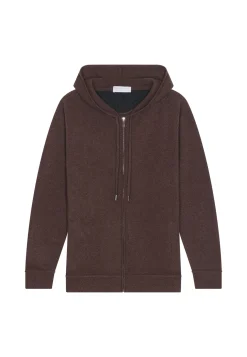 Maison Montagut Gilet Zippe A Capuche En Cachemire 2 Fils - Bradley><noscript><img width=