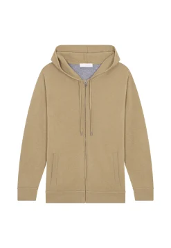 Maison Montagut Gilet Zippe A Capuche En Cachemire 2 Fils - Bradley><noscript><img width=