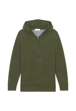 Maison Montagut Gilet Zippe A Capuche En Cachemire 2 Fils - Bradley><noscript><img width=