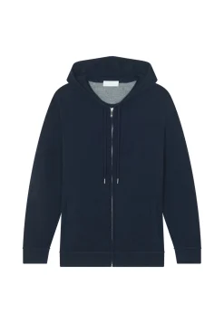 Maison Montagut Gilet Zippe A Capuche En Cachemire 2 Fils - Bradley><noscript><img width=