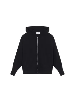 Maison Montagut Gilet Zippe A Capuche En Cachemire Melange - Albin>Femme Vestes Et Gilets