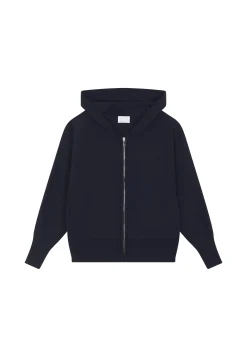 Maison Montagut Gilet Zippe A Capuche En Cachemire Melange - Albin><noscript><img width=